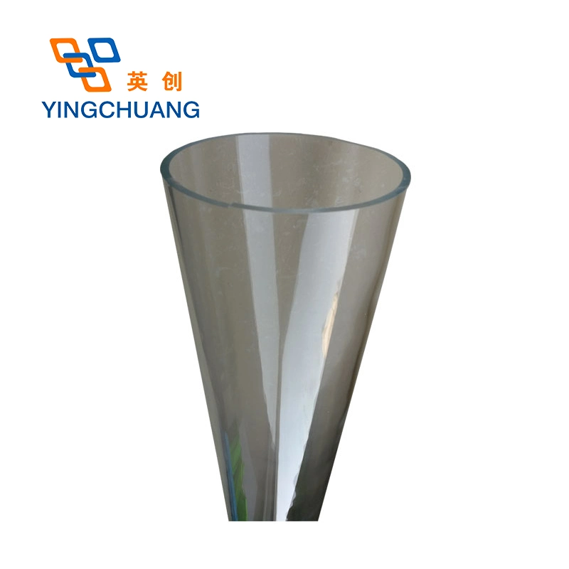 Customized Any Size Clear Plastic Acrylic Tube / Plastic Pipe Clear Tube