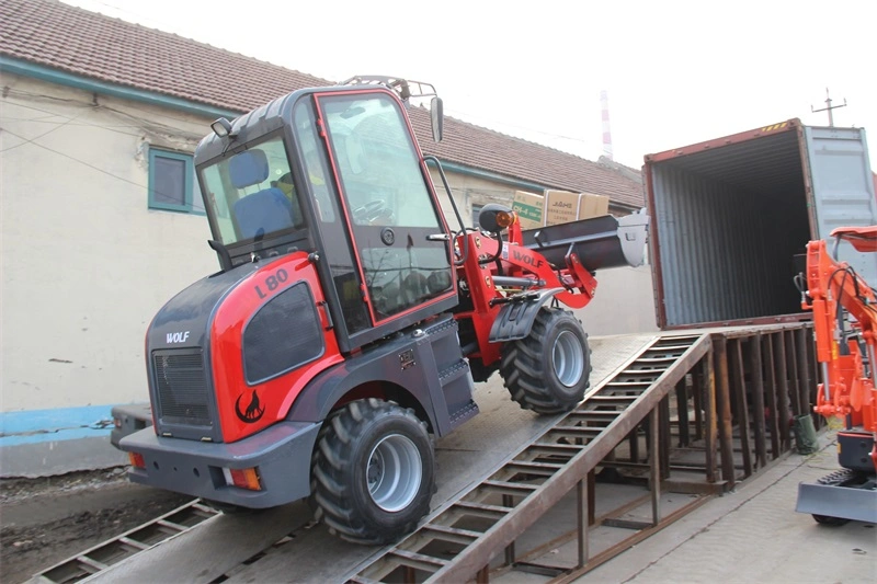 New Model Powerful Zl08 with Pallet Fork Loader