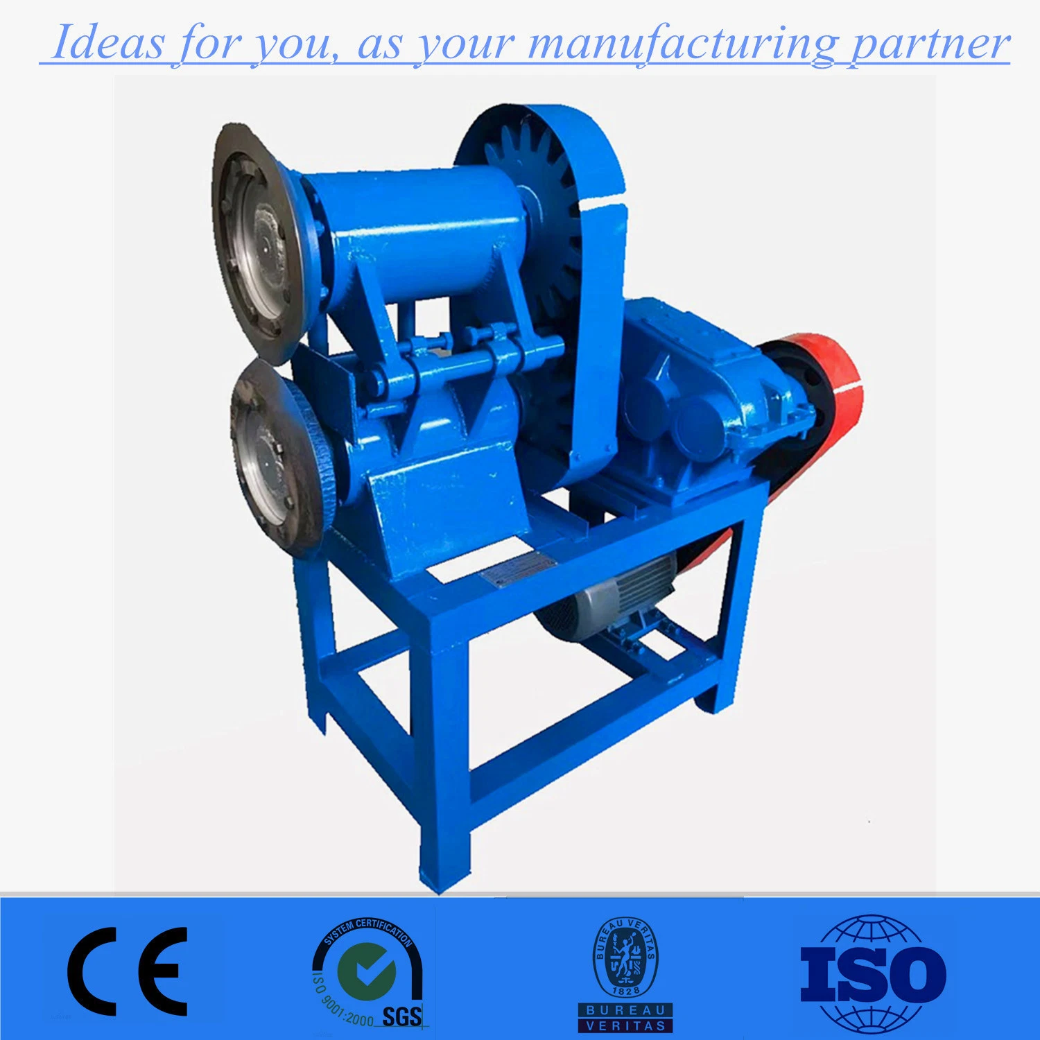 High Production Capacity Waste Tyre Steel Wire Separator Bead Separating Machine