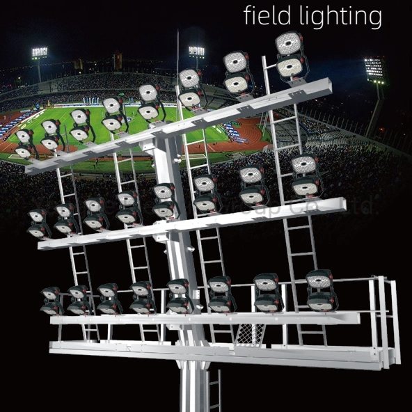 Stadium Spotlight/Floodlight 15m/18m/20m/25m/30m Galvanized Steel/Metal/Aluminum Solar/LED Street Lighting/Light Pole