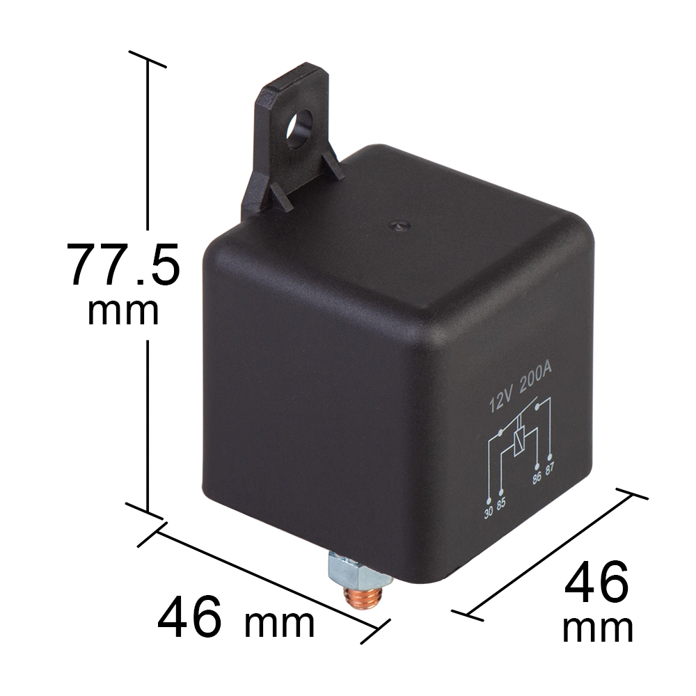 High Current Relay Starting Relay 200A12V Power Automotive Accessories