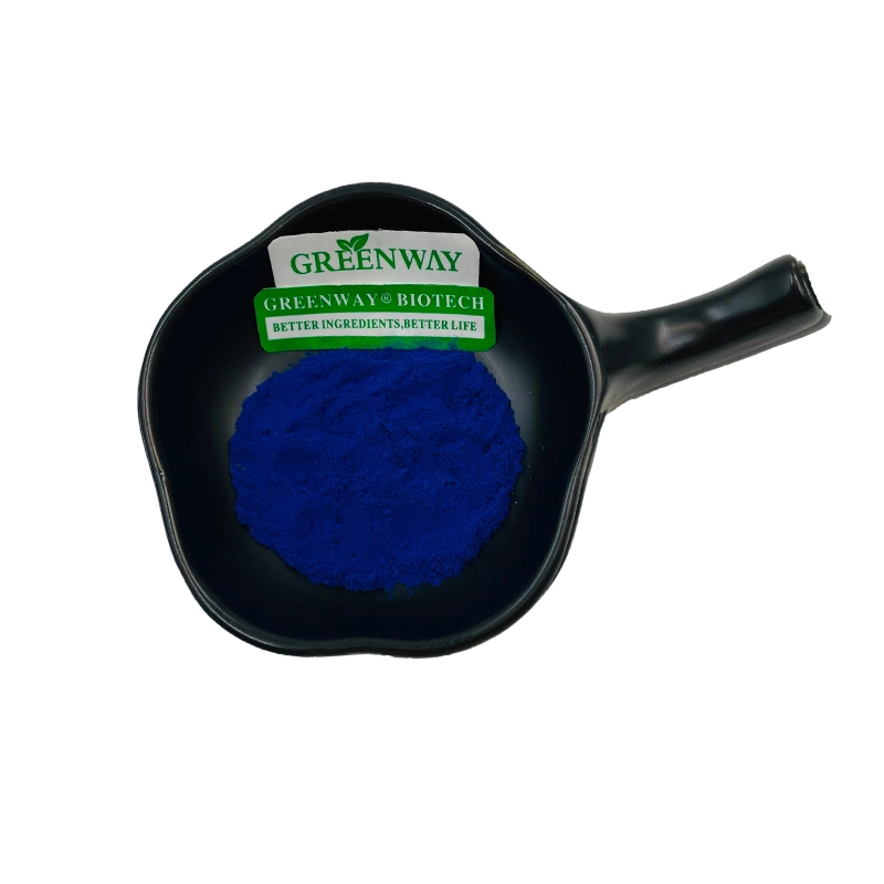 Grau alimentício corantes orgânicos Blue Spirulina em pó Spirulina Extraia o pigmento azul E25 Phycocyanin CAS 11016-15-2