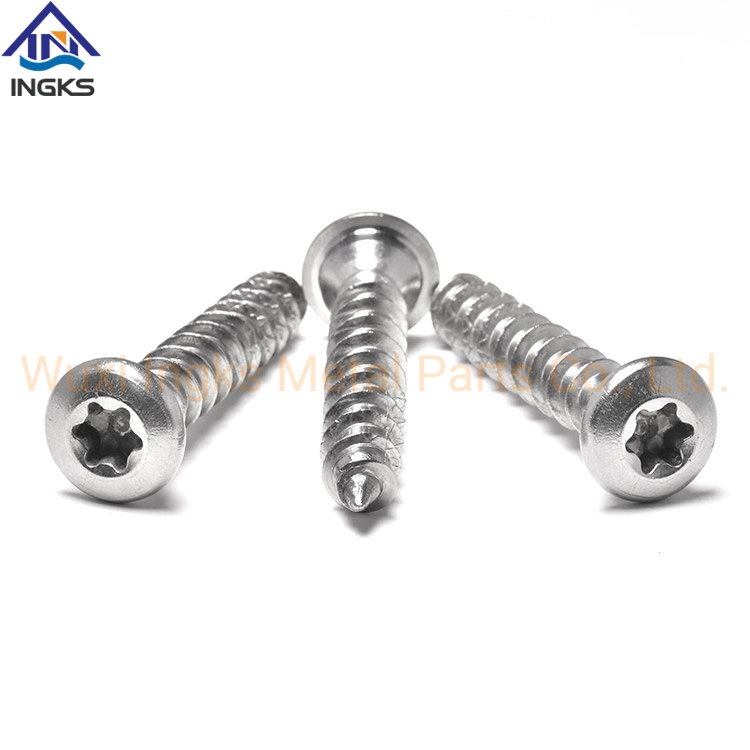 Customized Self Tapping Screw Torx Oval Head with Shoulder Security Screw for Metal