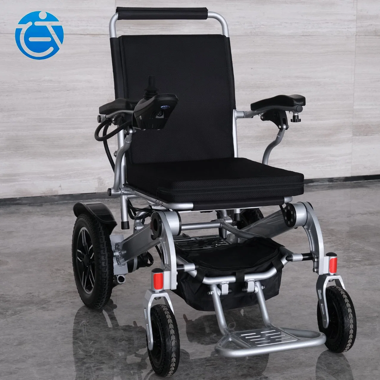 Portable Compact Travel Power Lightweight Foldable Electric Wheelchair for Adults Elderly Seniors