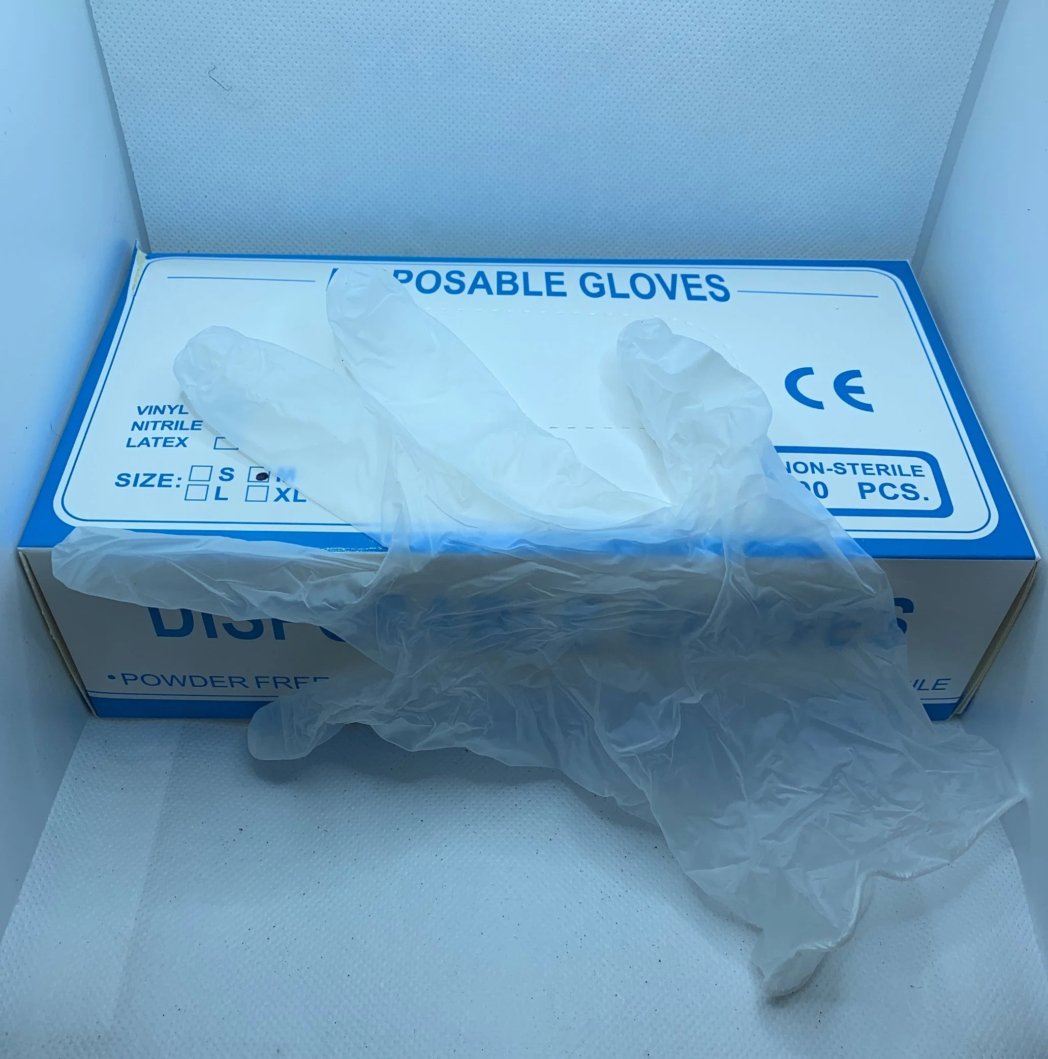 Cheap Disposable PVC Transparent Powder Free Vinyl Examination Gloves