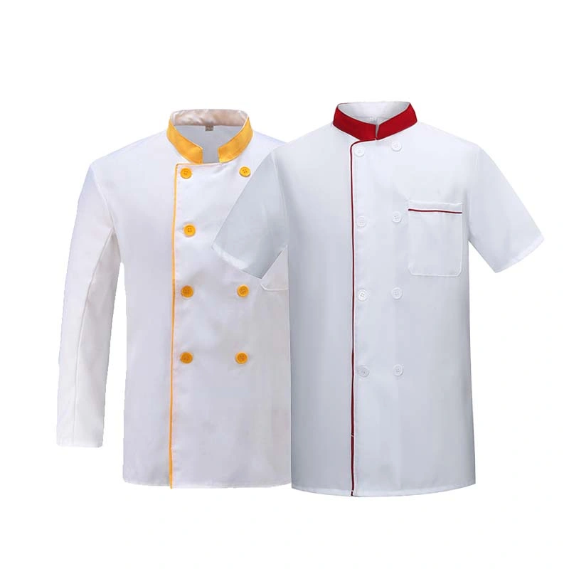 Restaurante Algodão trabalho resistente a altas temperaturas uniformes Chef de alta qualidade