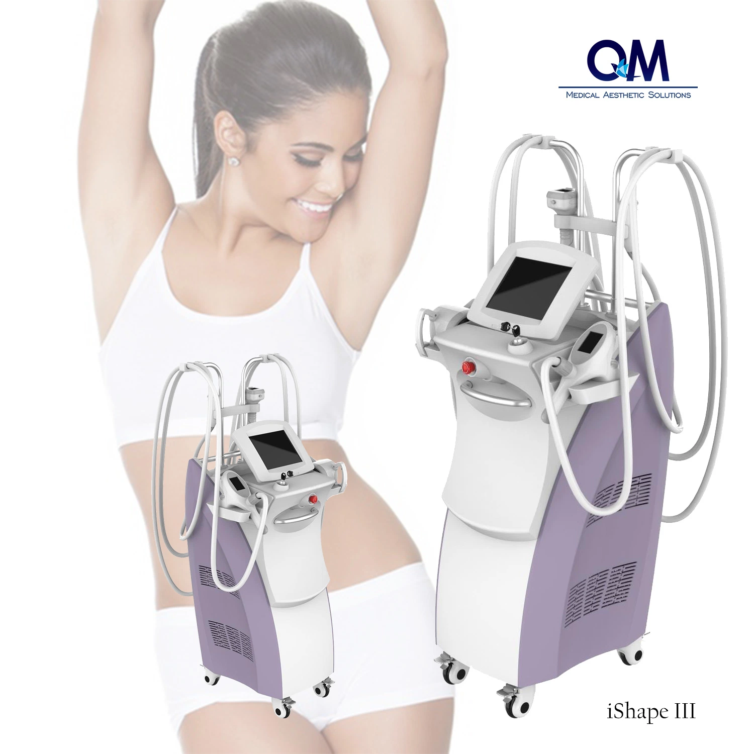 1 rolo de RF em forma de moldagem corporal em forma de Ishape III Vácuo Ultrasound cavitação peso perda de gordura Body Sculpting Machine Celulite Remoção Gestão da carroçaria