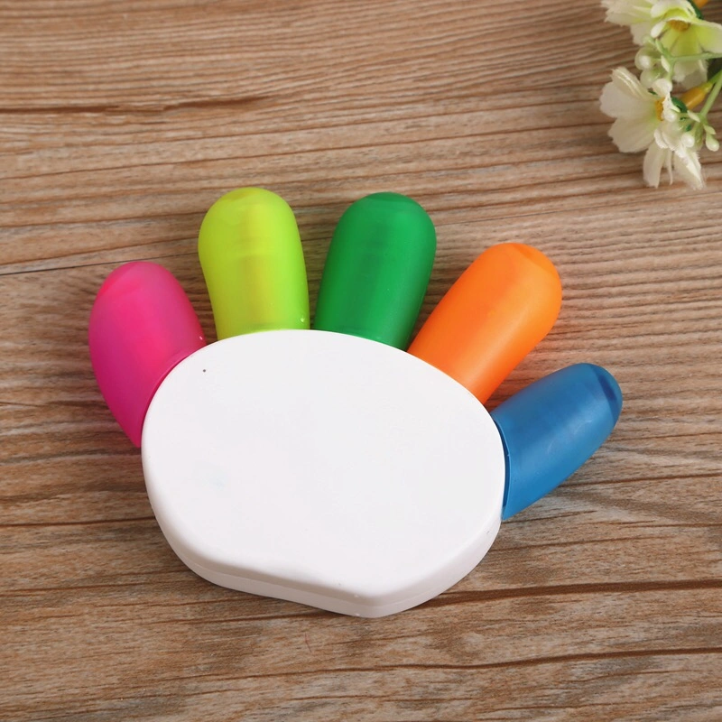 Blume Geformt Textmarker Stift Geschenk Promotion Multi Color