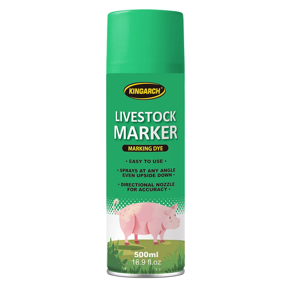 El marcado de animales Wholessale OEM Spray marcador de pintura no tóxica a base de agua el ganado de pintura en Spray Marcador