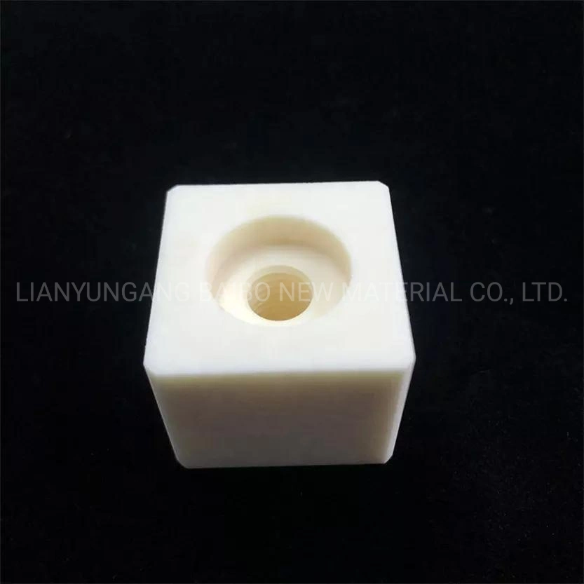 Insulation Screw Thread Block Special-Shaped Piece 99% Wear Resistant Al2O3 Irregular Alumina Ceramic Part