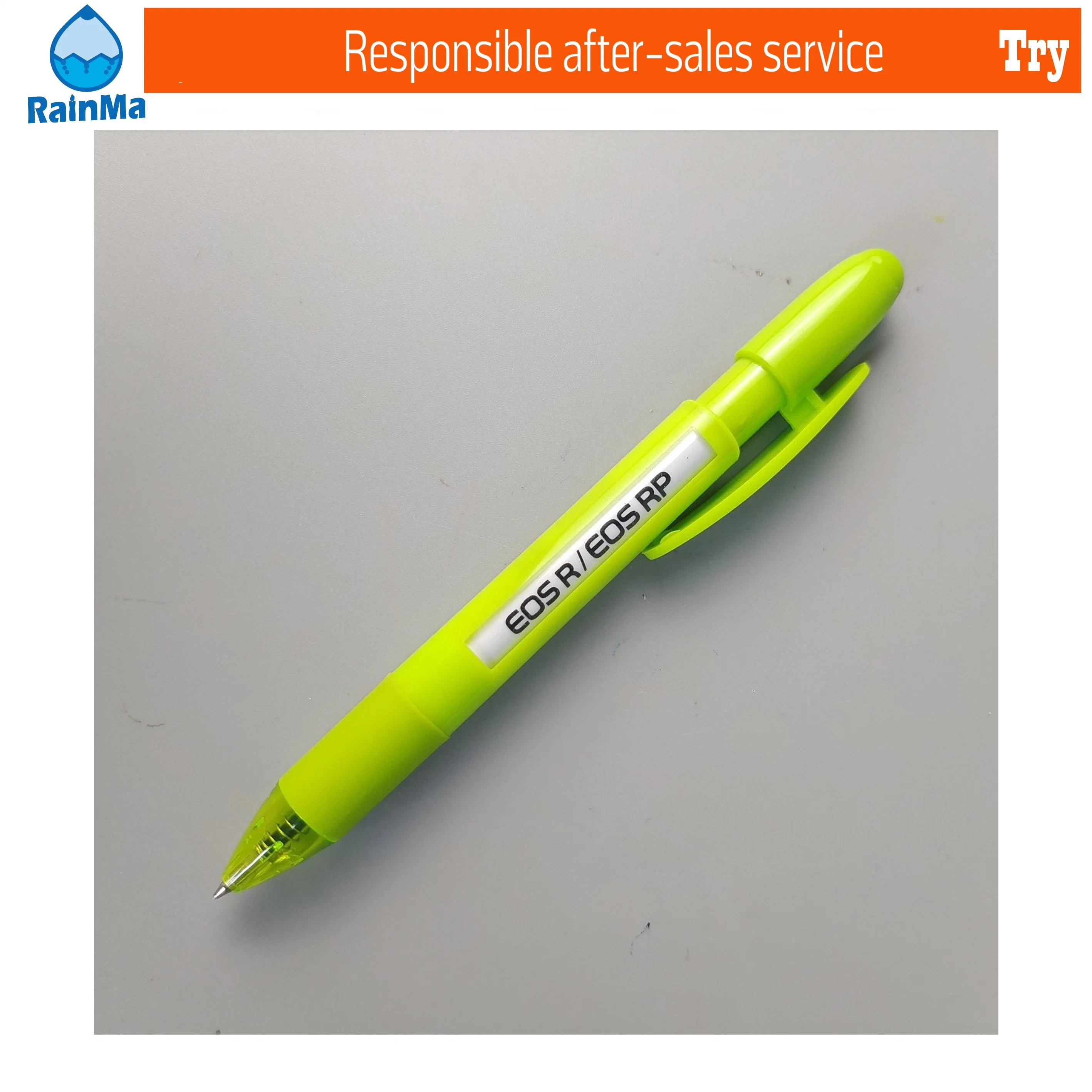 Candy Color Plastic Window Ball Point Pens with Custom Message and Color