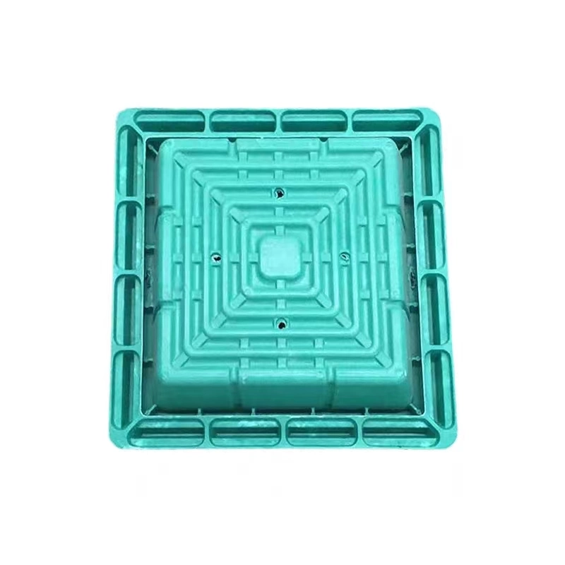 Preservative Sunken Invisible SMC Fiberglass Lawn Well Recessed Composite Manhole Cover