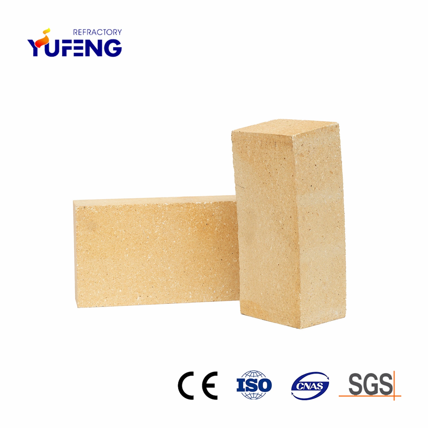 Resistente a golpes térmicos OEM Refractory High Alumina Brick para la pila