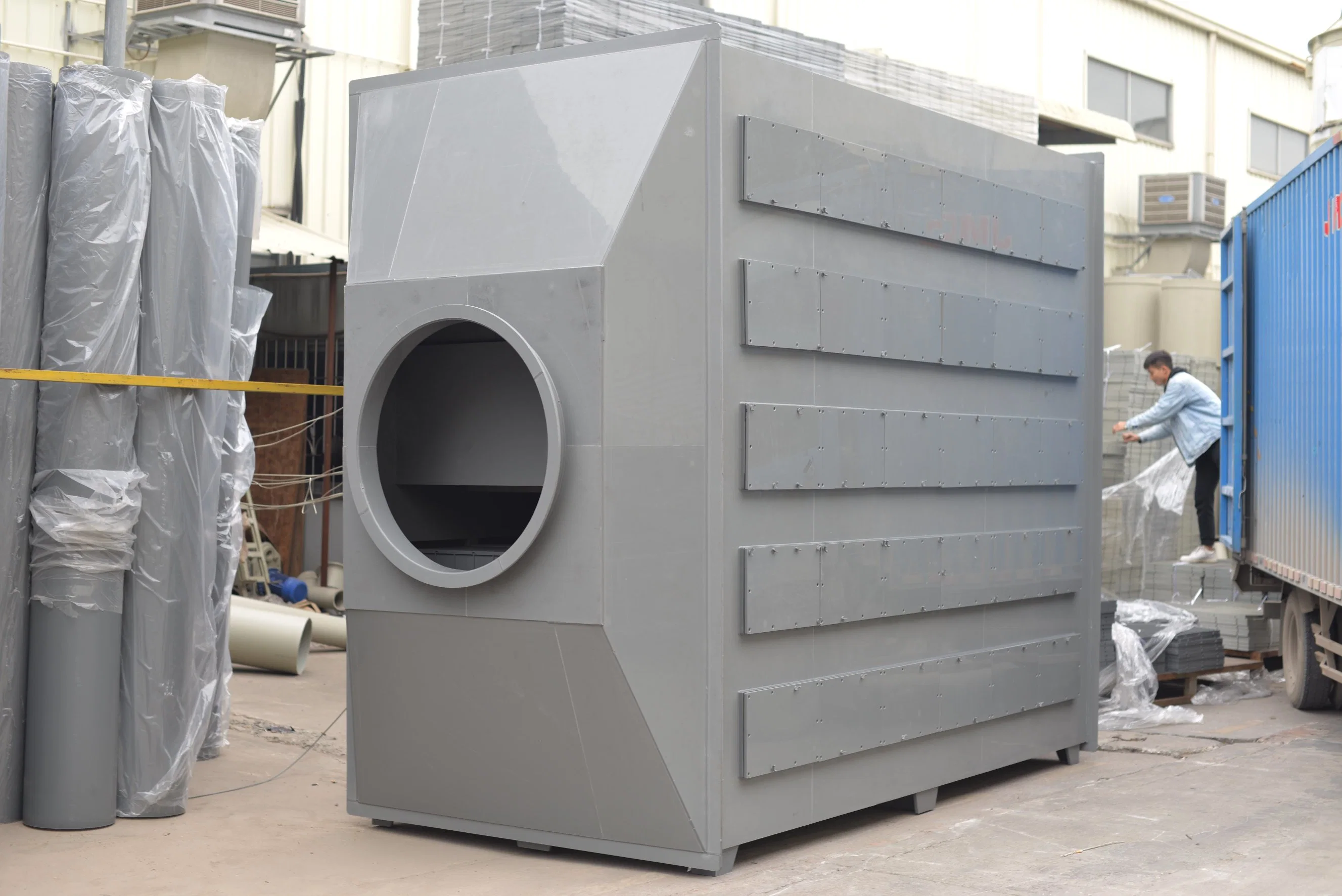 Système de purification de l'air industriel Filtre à charbon actif pour l'absorption des gaz d'échappement VOC Dispositif de traitement des odeurs