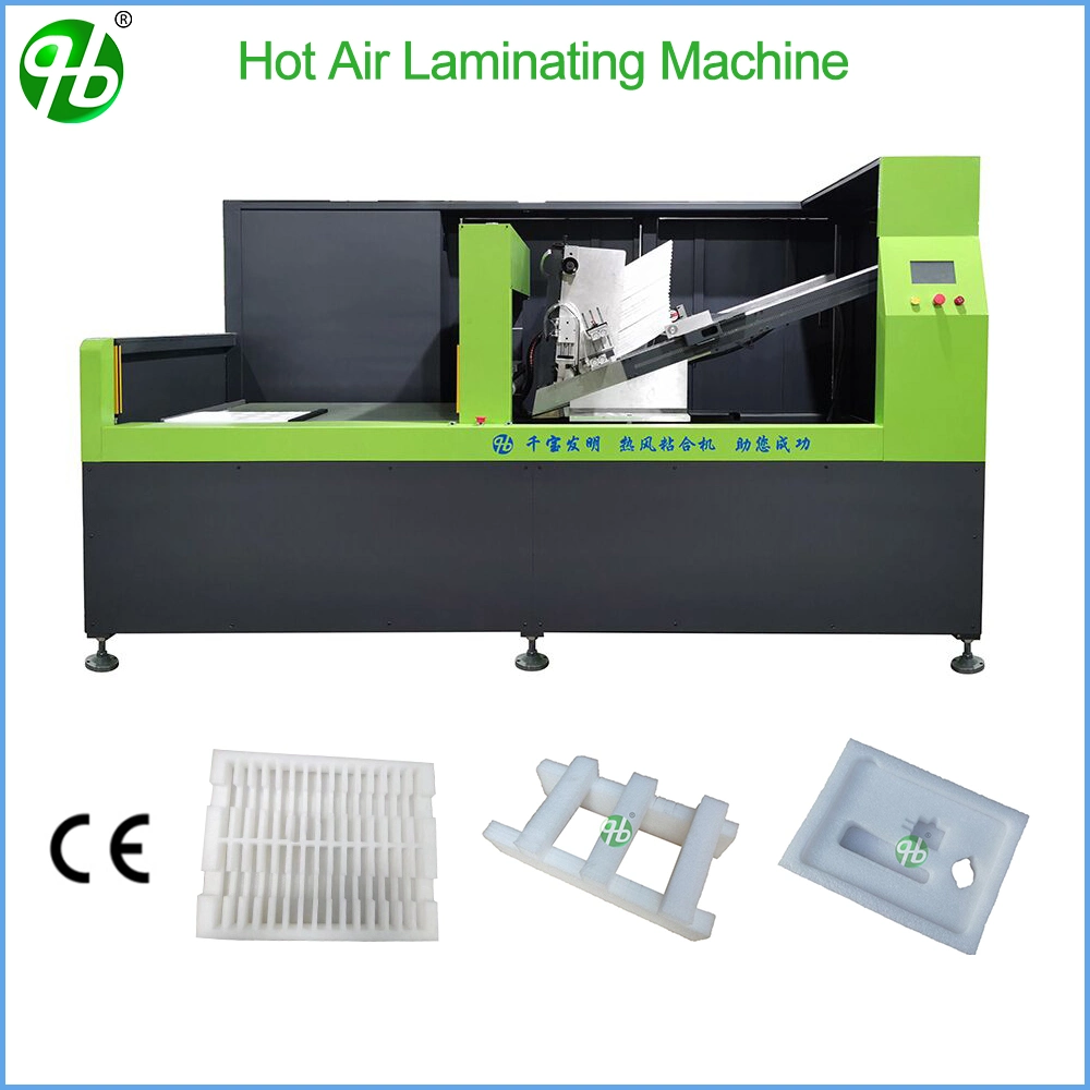 Ce Certificate EPE XPE EVA Foam Hot Air Automatic Thermal Laminator