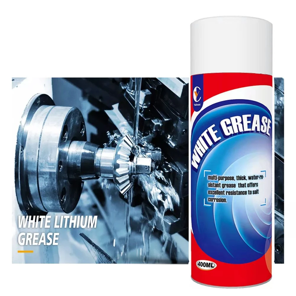 Auto Lubricant White Lithium Agent Chain Maintenance Aerosol White Lithium Grease Spray