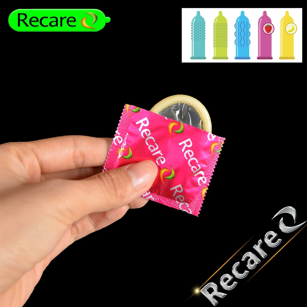 Látex de caucho para hombres Condom a granel lubricante