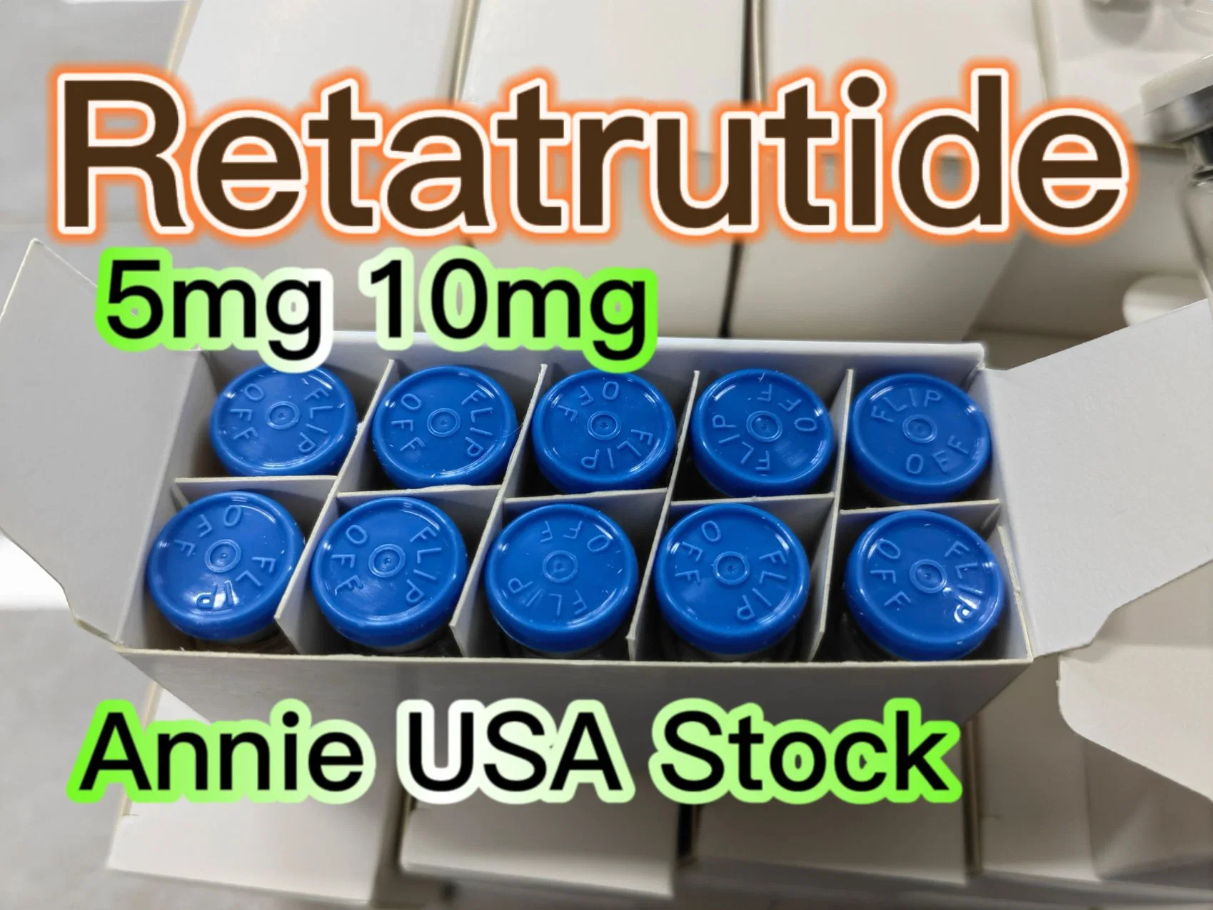 Top Grade Retatrutide Tirzepatide Semaglutide GLP-1 CAS 2381089-83-2 for Burn Fat