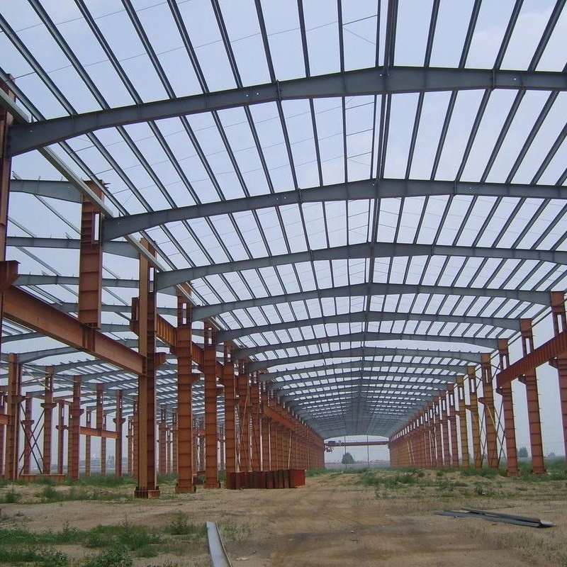 Factory Direct Sale Quick Assembly Large Span Galvanized Industrial Construction Prefabricated Light Steel Structure Workshop Warehouse Hall Hangar Building