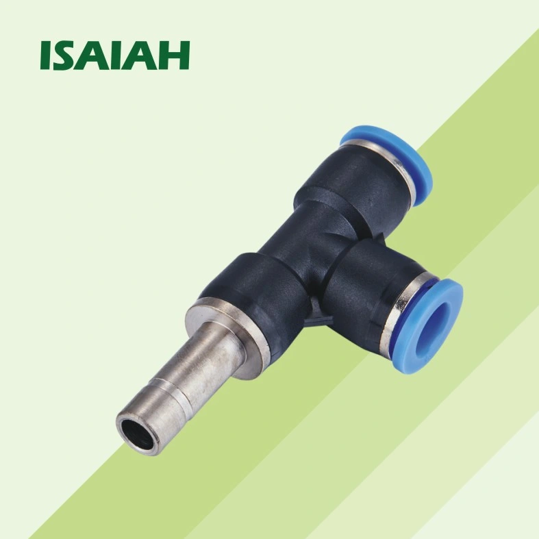 Cheap Price Plug in Branch Tee Fitting Quick Connector Air Pipe Fitting From China Manufacturer