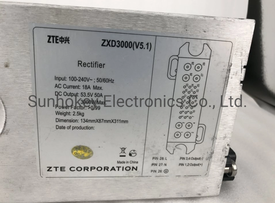 Fuente de alimentación Rectificador de módulo de comunicación el módulo de alimentación Zxd3000 5.1.