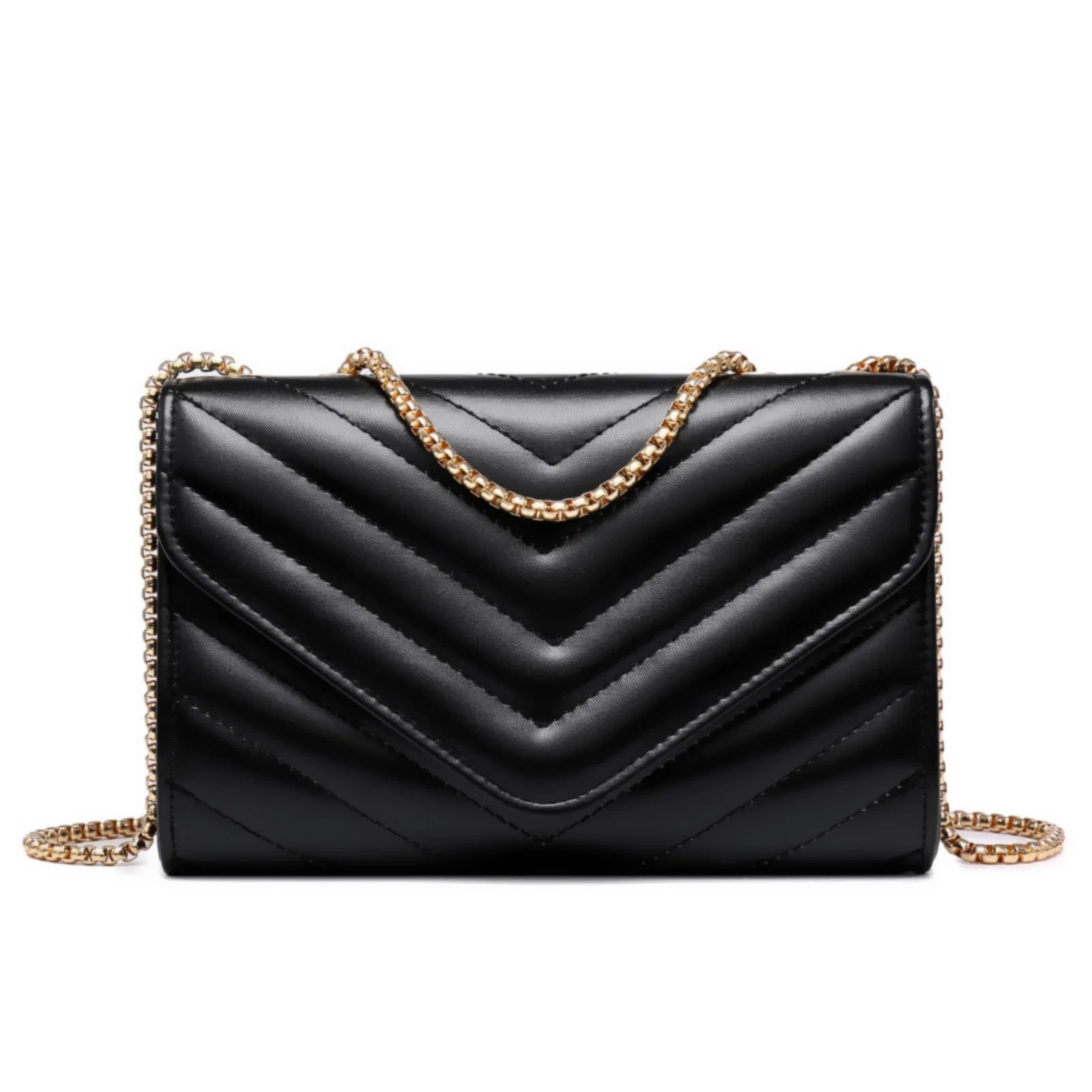 Fashion Ladies Small Quilted Crossbody Bags Stylish Designer Evening Bag Clutch Purses and Handbags with Chain Shoulder Strap