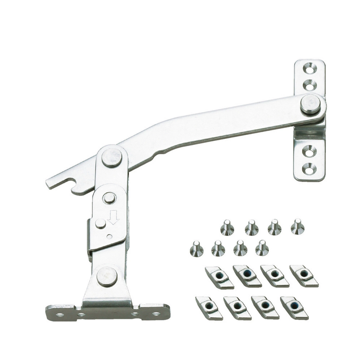 Cabinet Door Hinges, Folding Vertical Swing Lift up Stay Pneumatic Arm Kitchen Mechanism Hinges, Durable, Silent, Lift up Top Table Hardware & Accessories