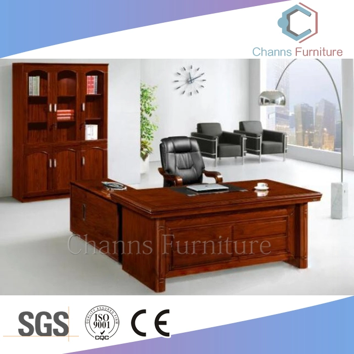 Boss MDF moderne placage Ordinateur de bureau Gestionnaire de bureau Mobilier de bureau (AR-VA24)