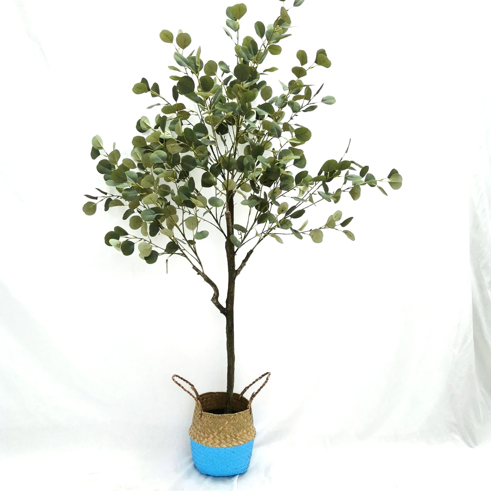 Fake Flower Table Decoration Plant Potted Eucalyptus Plant