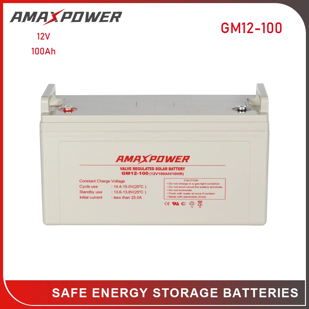 12V 65ah Deep Cycle Solar Gel Rechargeable Lead Acid Battery AGM OEM ODM for UPS Solar Power Storage /Street Light Battery VRLA