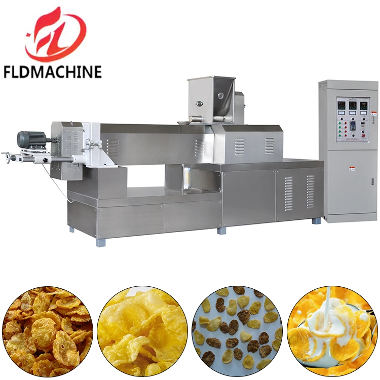 Corn Flakes Extruder Machine/Cereal Snacks Food Plant/Choco Ball Production Line