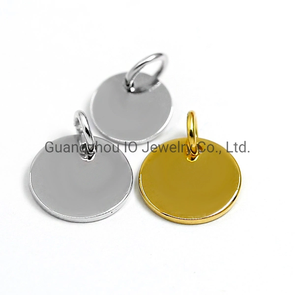 Kunden Eigenes Logo Dog Tag Anhänger Edelstahl Logo Schmuck