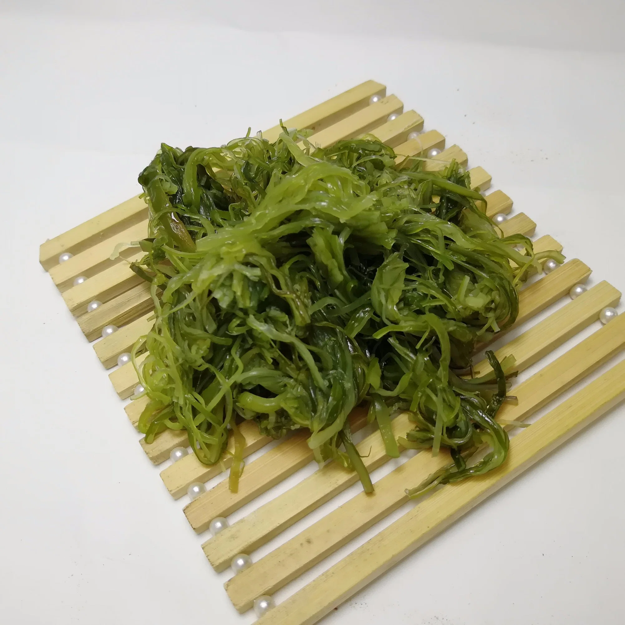 Novo Corte Alga Marinha Congelada Talo de Wakame Wakame Desfiado