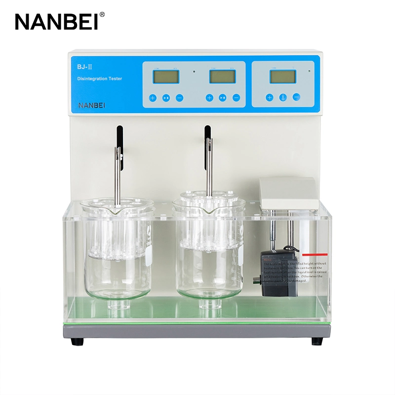 Laboratory Medical Tablet 2 Vessels Disintegration Tester with Ce