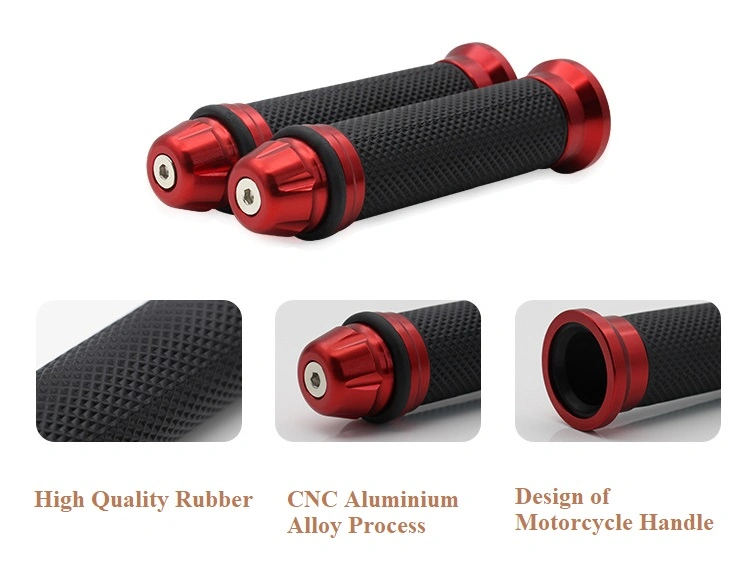 Hot Selling CNC with Rubber Motorcycle Customized Universal Handle Grips