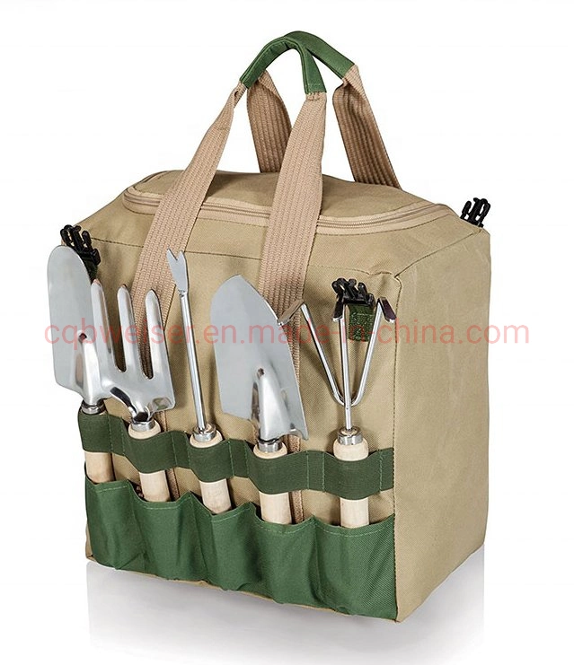 Garden Stainless Foldable Tool Kits and Collapsible Tote Bag