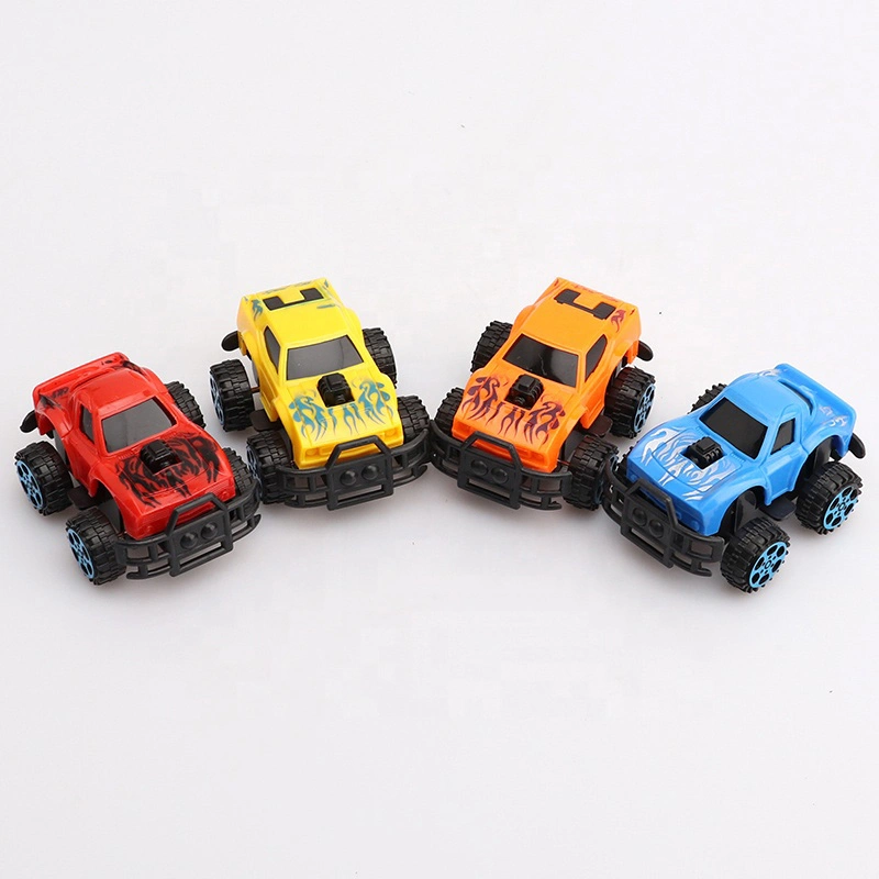 Promoción OEM 2 Modelos 4 Colores Mini Coches de Juguete de Plástico Coches de Carreras de Retroceso para Niños