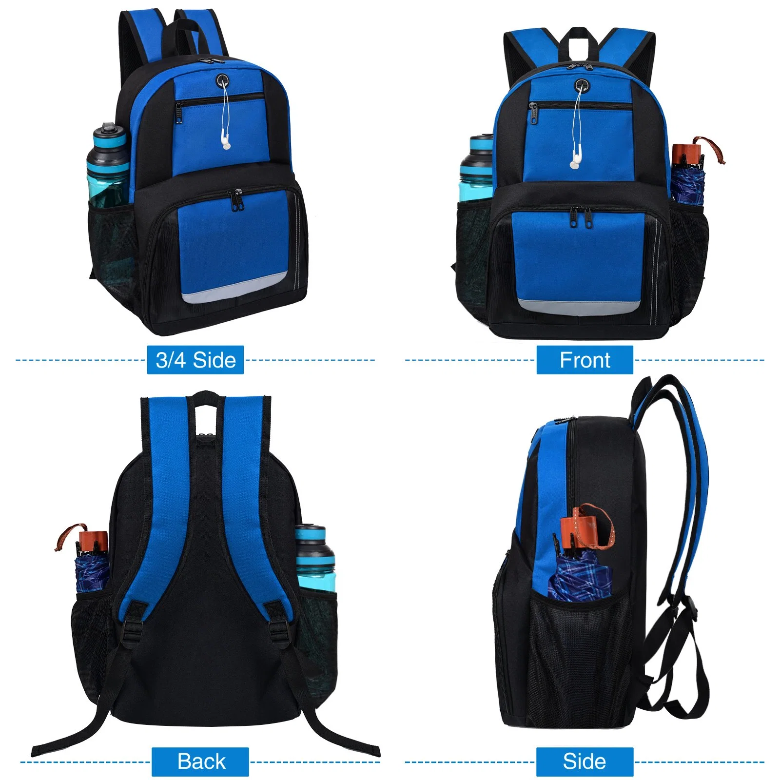 Mochila de viaje exterior impermeable ligero de la bolsa de deporte de hombres, mujeres caminatas Camping mochilas bolsas de la Escuela de moda