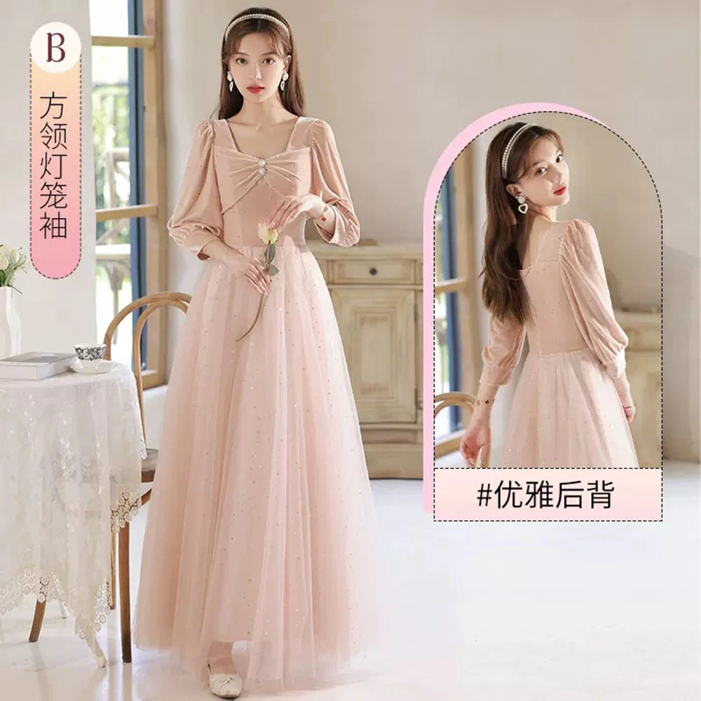 Hbd021 Bridesmaid Dress Sister Dress Bridesmaid Group Dress