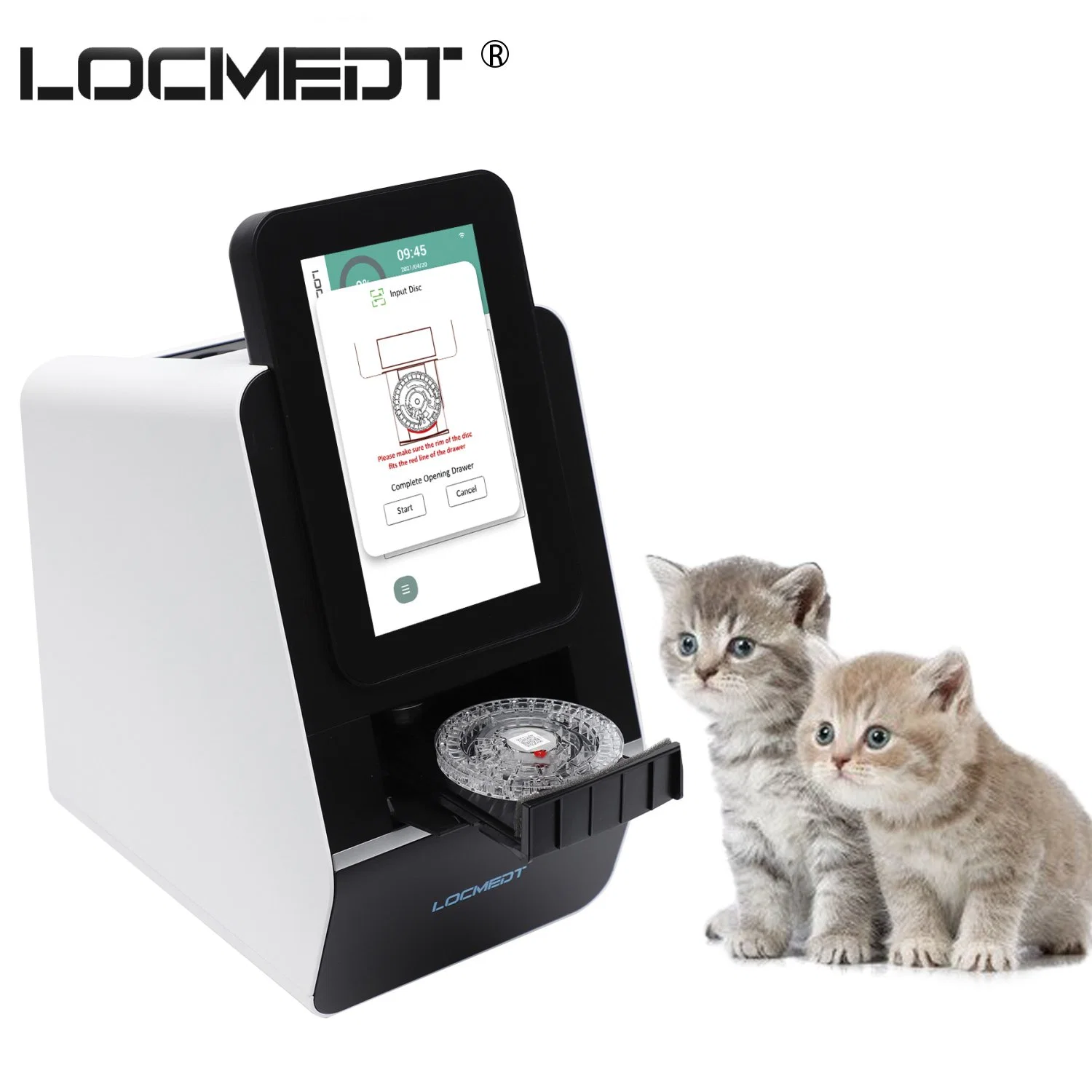 Noahcali-100 Blood Test Machine Veterinary Dry Chemistry Analyzer