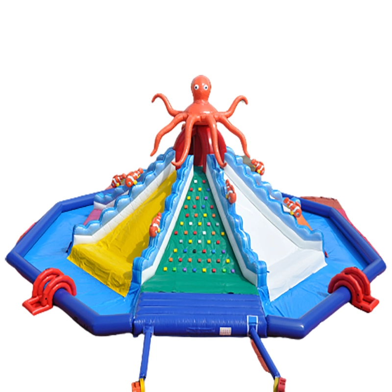 Juego de diversiones inflables del parque acuático Octopus (AQ01733)