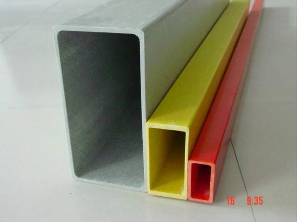 High Strength GRP Square Tube, FRP Square Tube, Fiberglass Square Tube