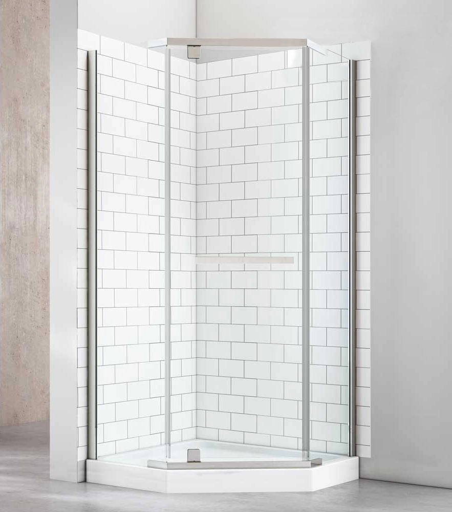 Modern Frameless Glass Shower Enclosure with 8/10mm Tempered Glass From Foshan Factory