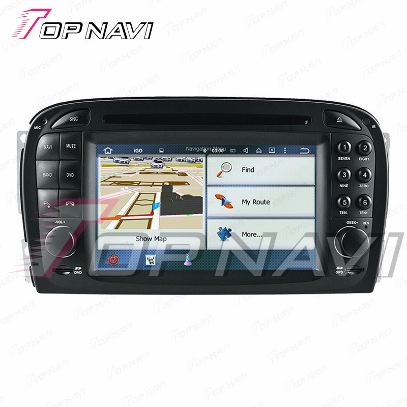 Système de navigation GPS pour Benz SL R230 2001-2004 car Video Enregistreur de pièces de voiture de l'autoradio Android