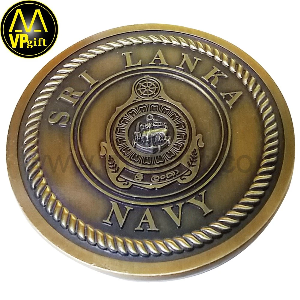 China Wholesale/Supplier Custom Metal Zinc Alloy Brass Cheap 3D Collectors Military Army Navy Police Fire Fighter Souvenir Awards Bit Wld Promotion Gift Challenge Coin