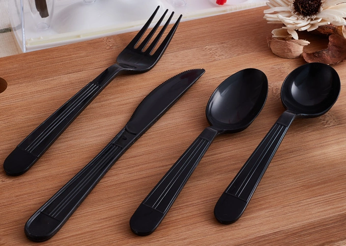 Serie Royal Disposable para mesa cuchillo/tenedor/cuchara de sopa/cuchara de té (J-104)