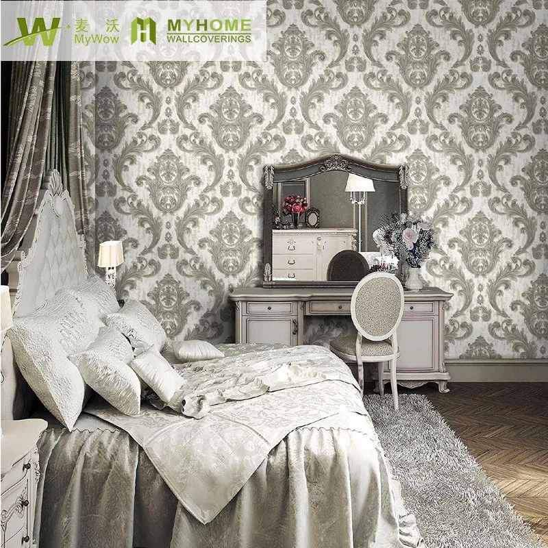 Floral Damask Design Wholesale/Supplier Wallpaper for Home Decor