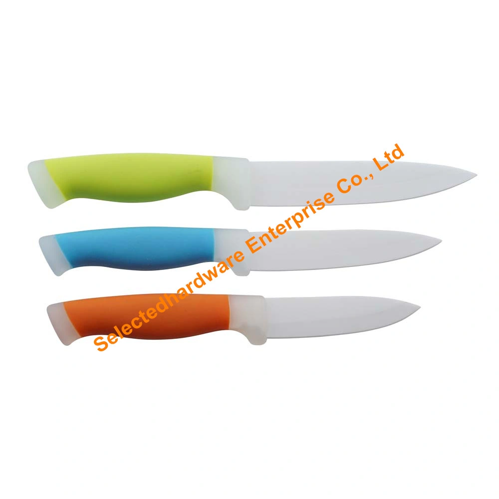 Cuchillo de Cerámica de 3PCS con un cuchillo fundas Juego de Cuchillos de cocina