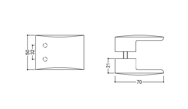 Paddel Griff Matt Schwarz Duschtür Messing Pull Griff Dusche Hardware