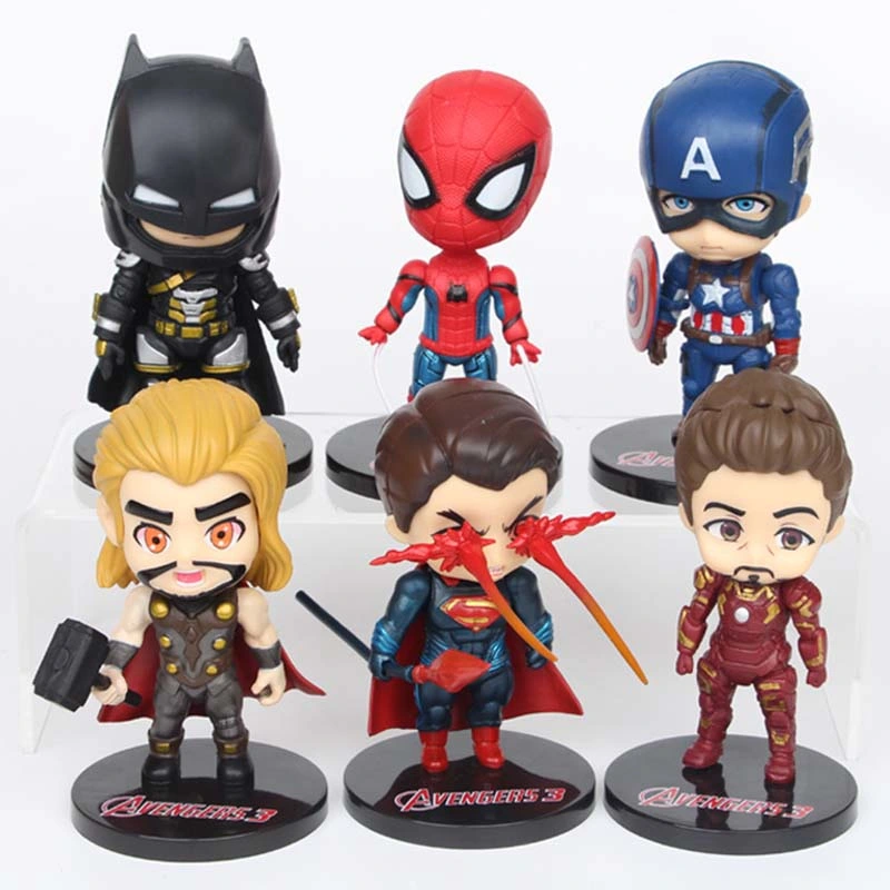 Pop Characters Heroes PVC Action Figure Toys for Children